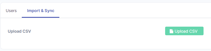 Importing Users Using a CSV File